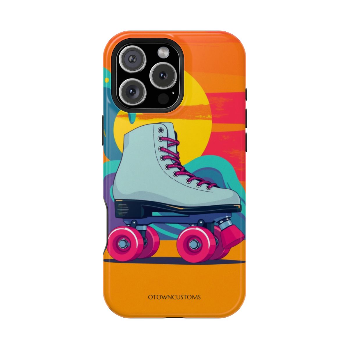 Vibrant 80s Retro Sunset Groove