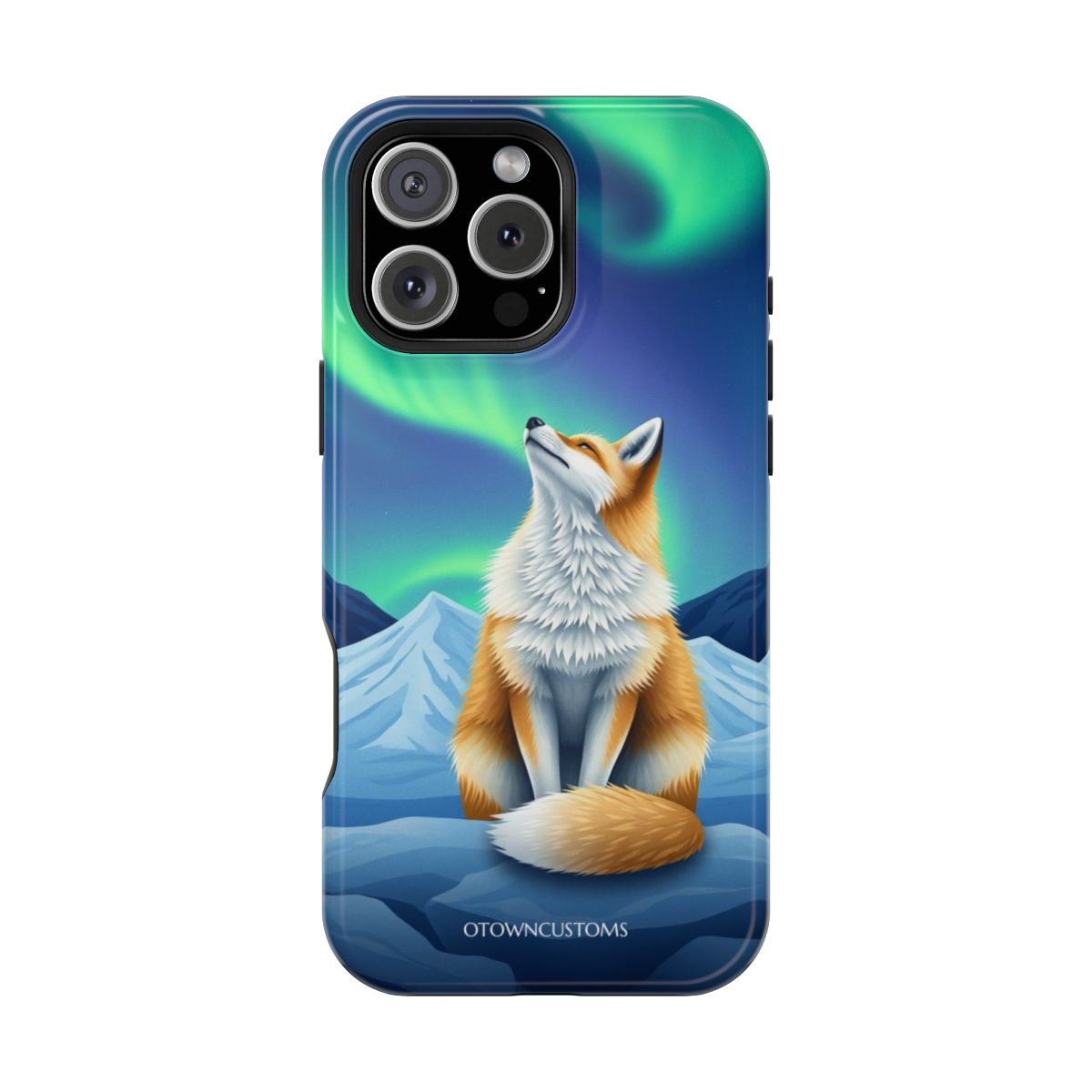 Arctic Fox Stargazer Illustration