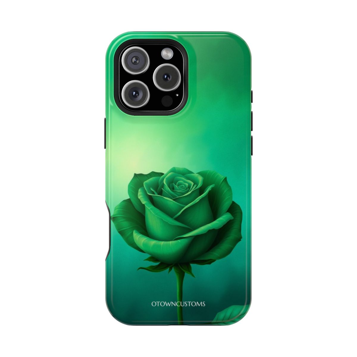Emerald Bloom Botanical Painting