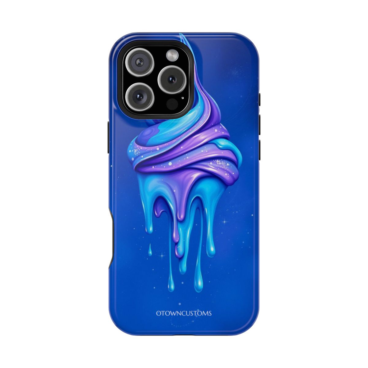 Dripping Ice Cream Galactic Swirl