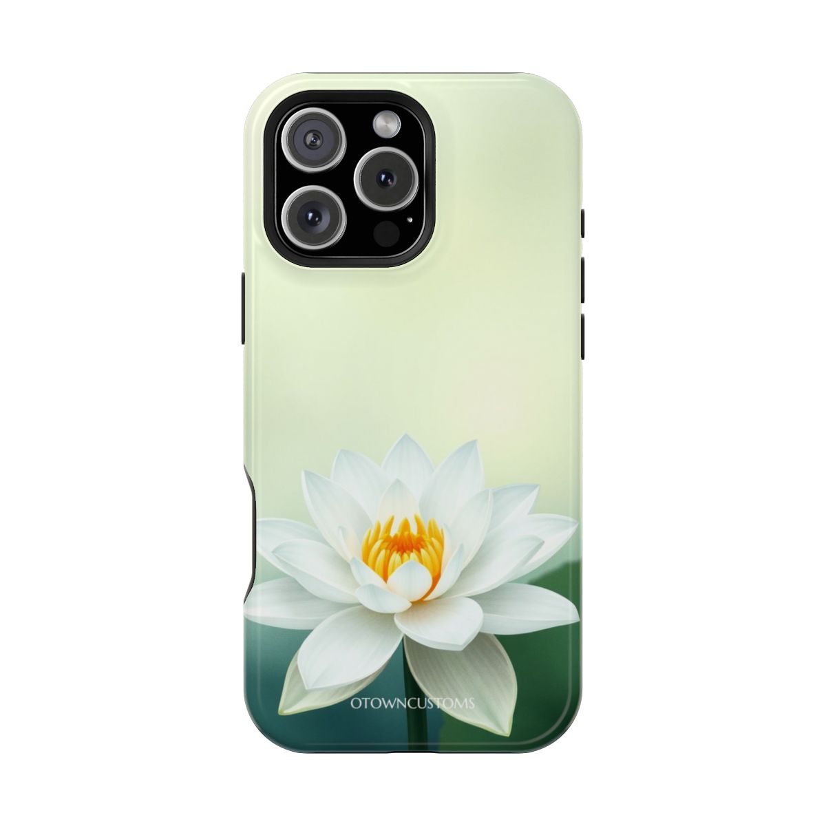 Realistic Watercolor Lily Pond