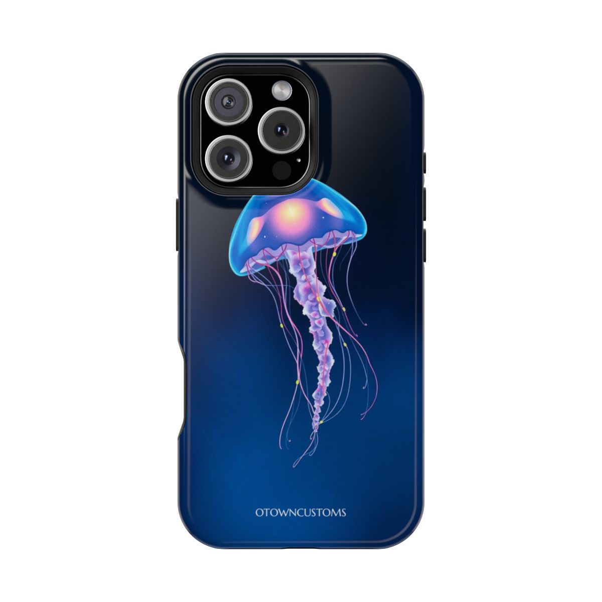 Glowing Bioluminescent Jellyfish Deep Sea Bloom