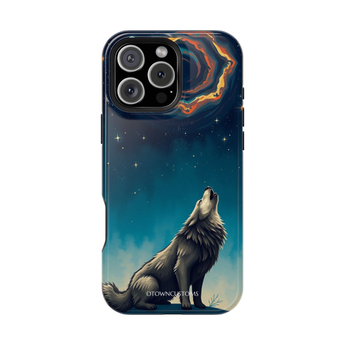 Galactic Wolf Cosmic Painterly
