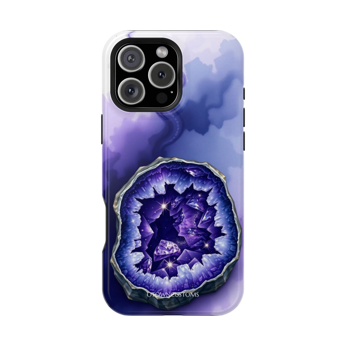 Mystic Crystal Geode Watercolor
