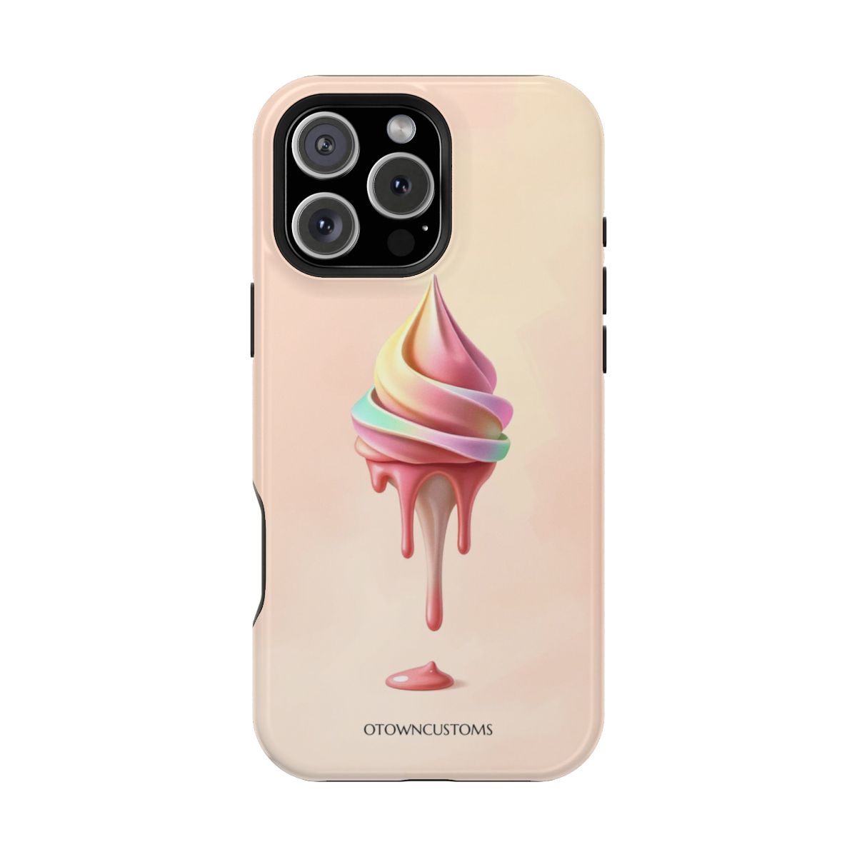 Food Illustration Rainbow Sherbet Drip