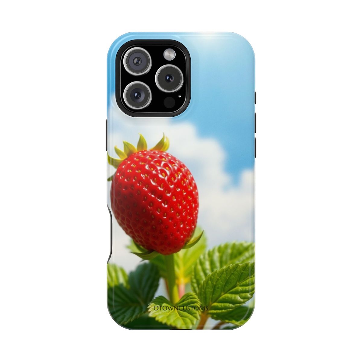 Sweet Strawberry Macro Food
