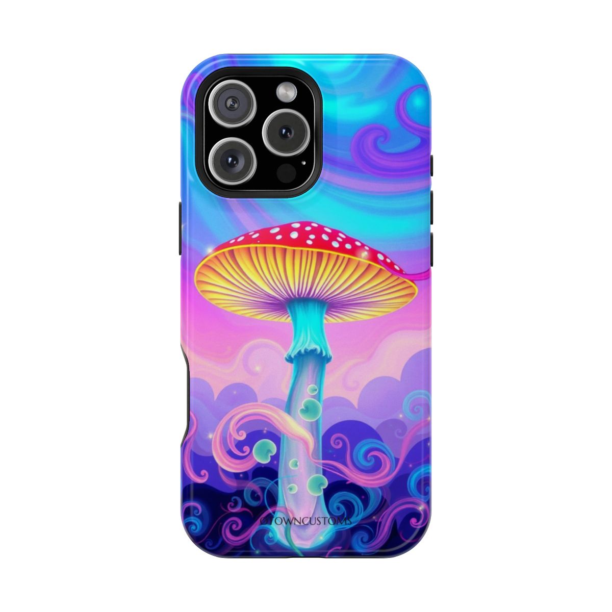 Vibrant Psychedelic Mushroom Art