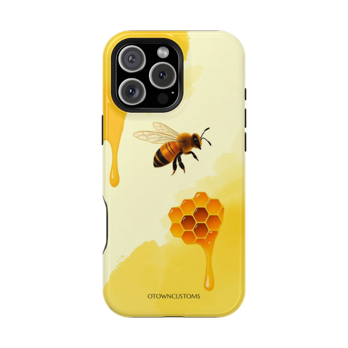 Sweet Honeycomb Bee Watercolor
