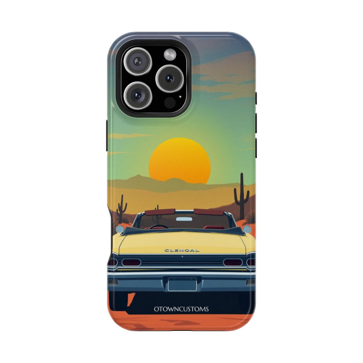 Retro Desert Sunset Drive