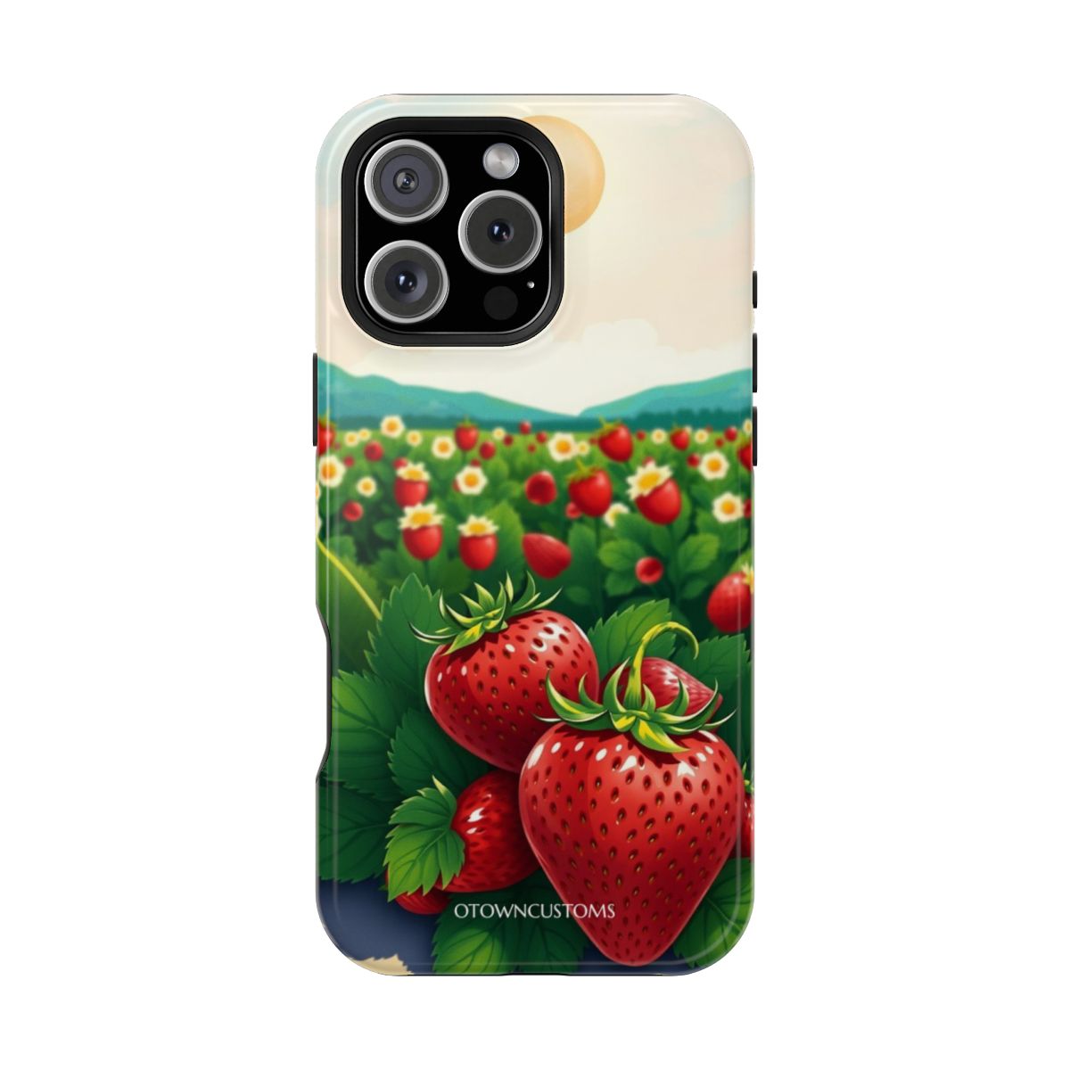 Vibrant Fruit Field Strawberry Bloom