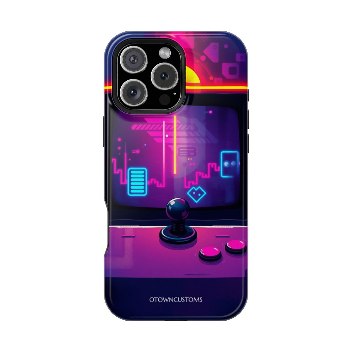 Retro Arcade Neon Pixel
