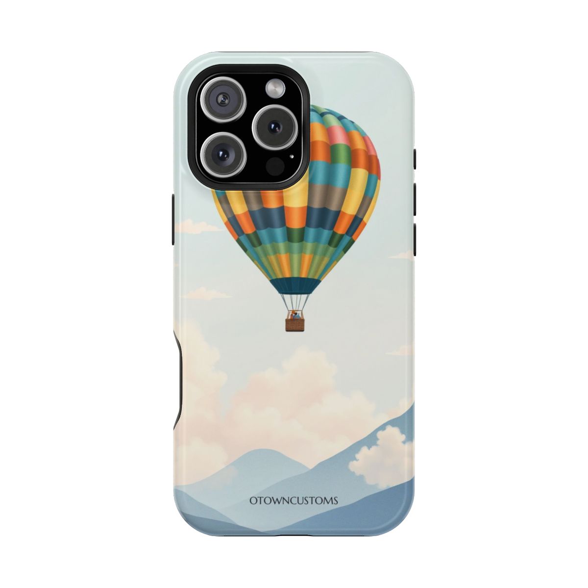 Whimsical Hot Air Balloon Illustration