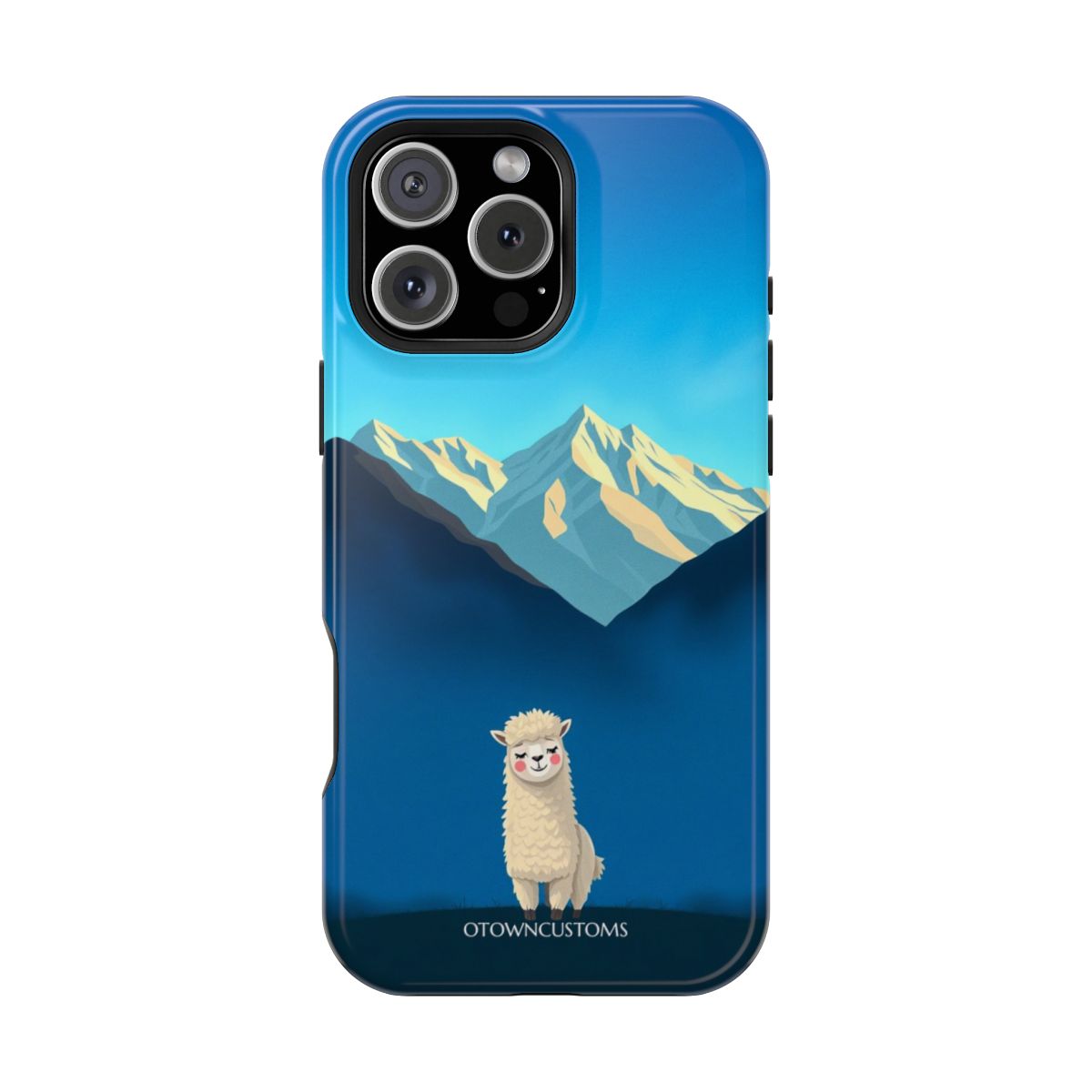 Vector Llama Andes Mountain
