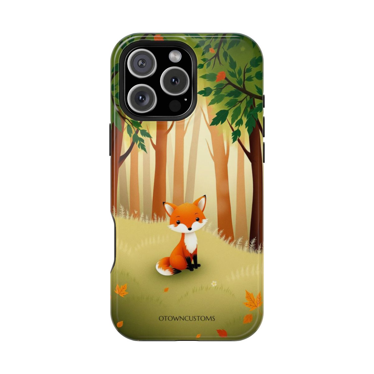 Whimsical Fox Forest Illustration