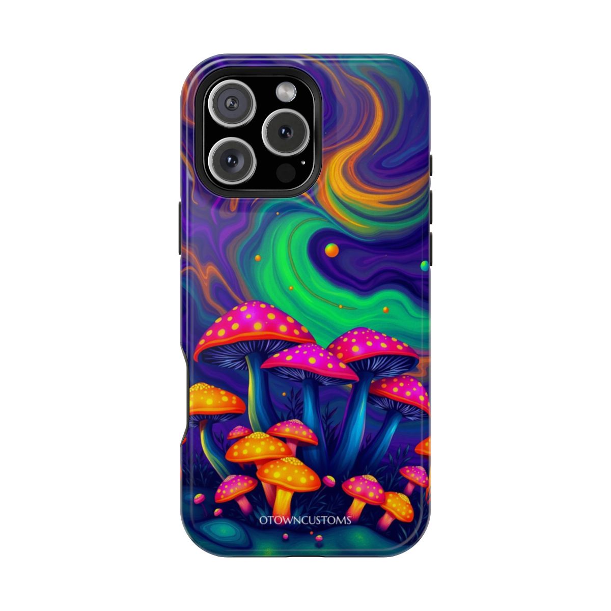 Vibrant Psychedelic Mushroom Art