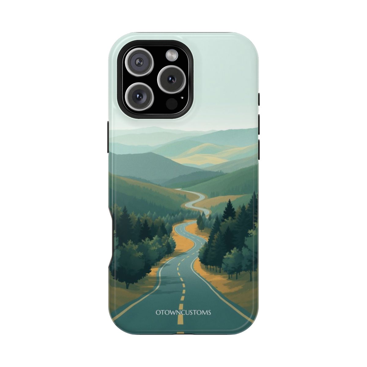 Serene Mountain Road Valley