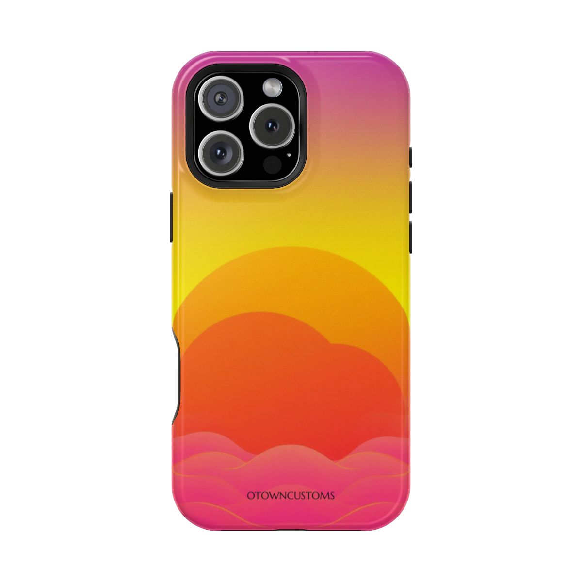 Retro Swirl Citrus Groove Gradient Sunset Waves