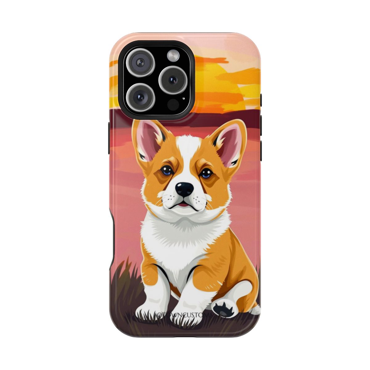 Corgi Puppy Flat Illustration