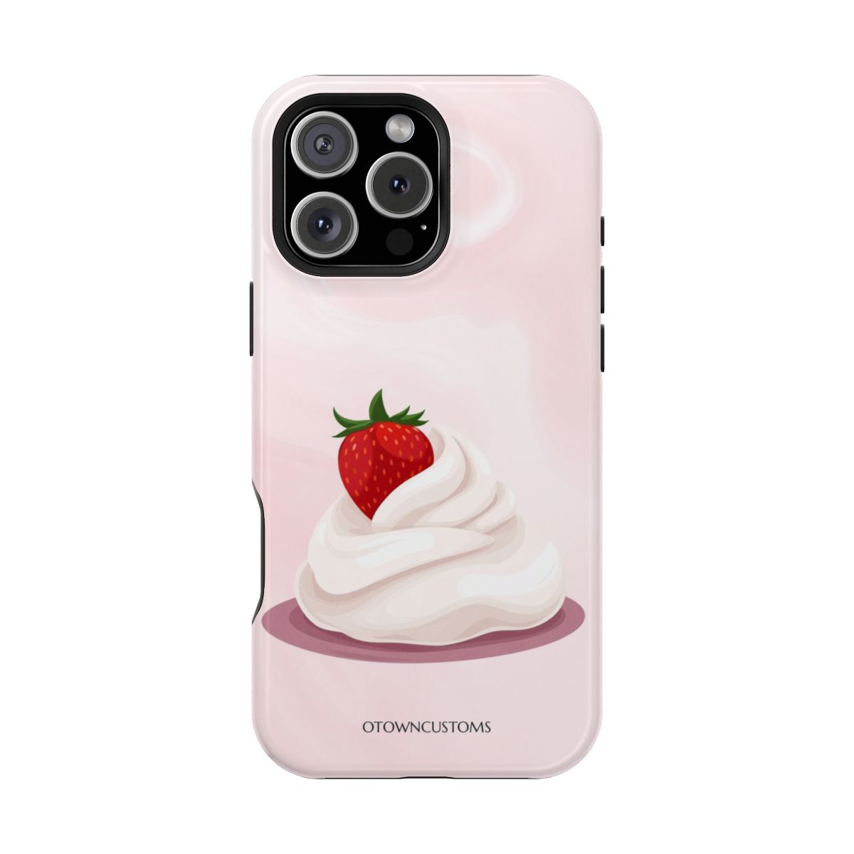 Whipped Cream Strawberry Swirl