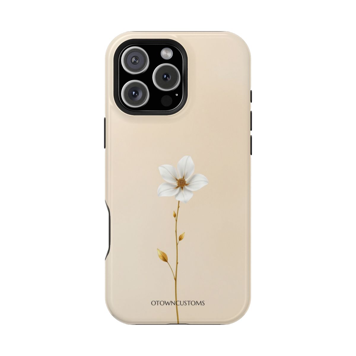 Minimalist Gold Leaf Floral