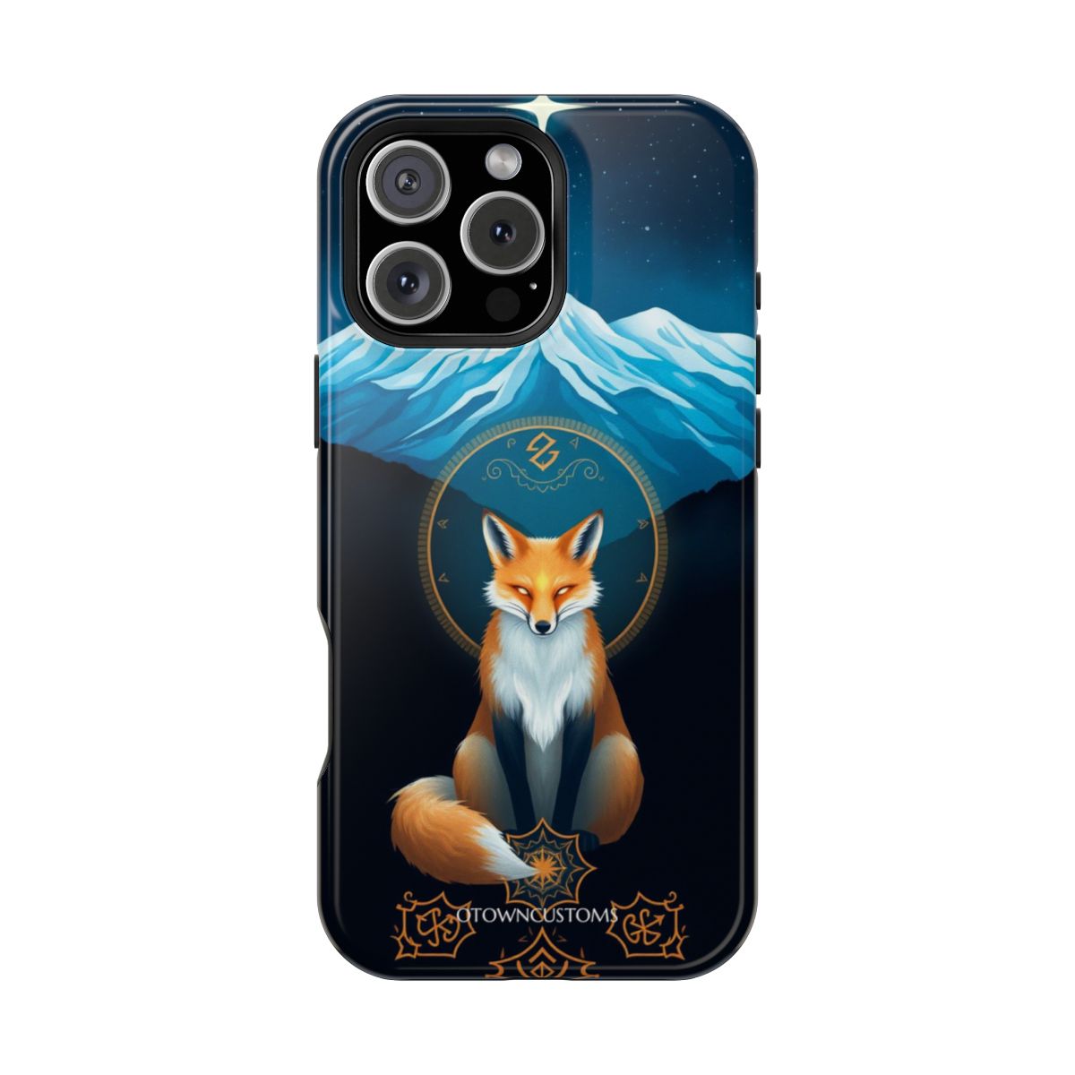Stylized Fantasy Mountain Fox Spirit
