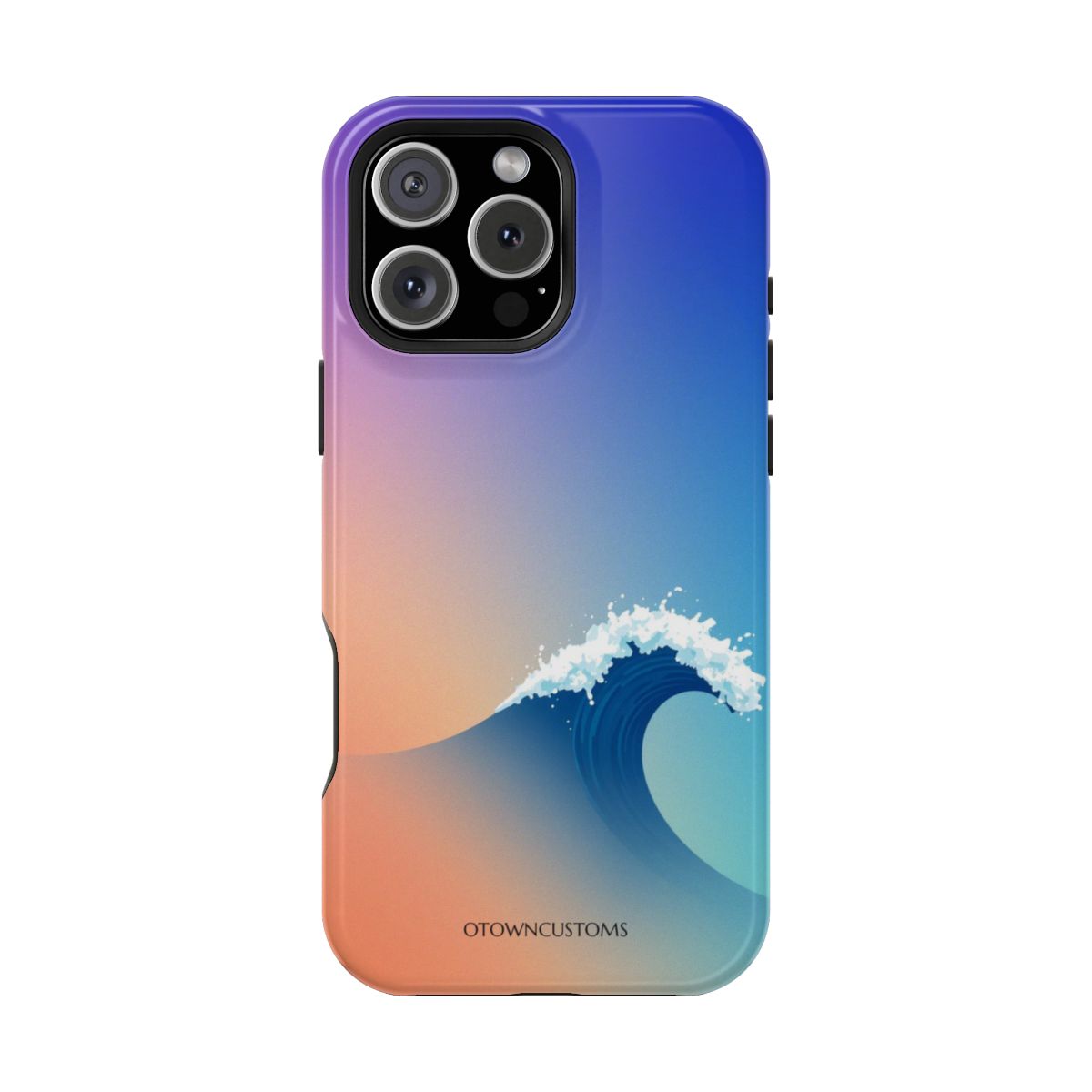 Minimalist Rainbow Wave Ocean