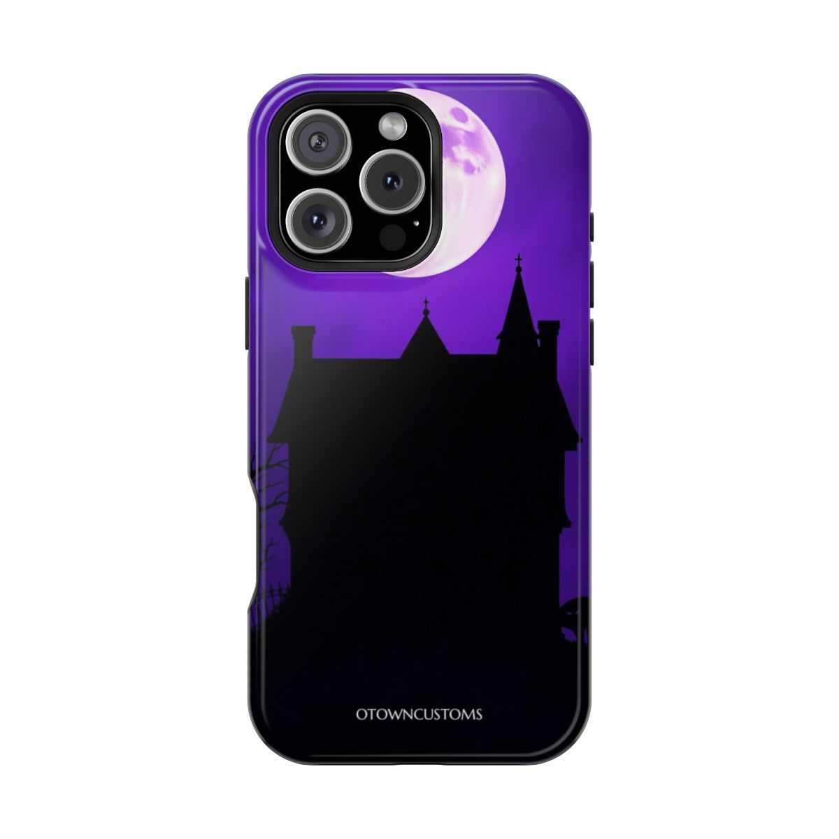 Spooky Haunted House Silhouette