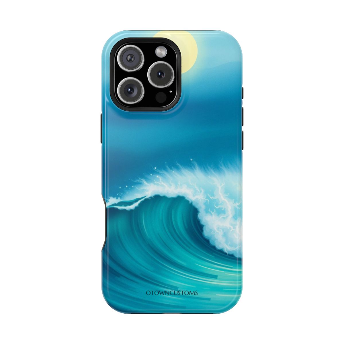 Stylized Ocean Wave Crest