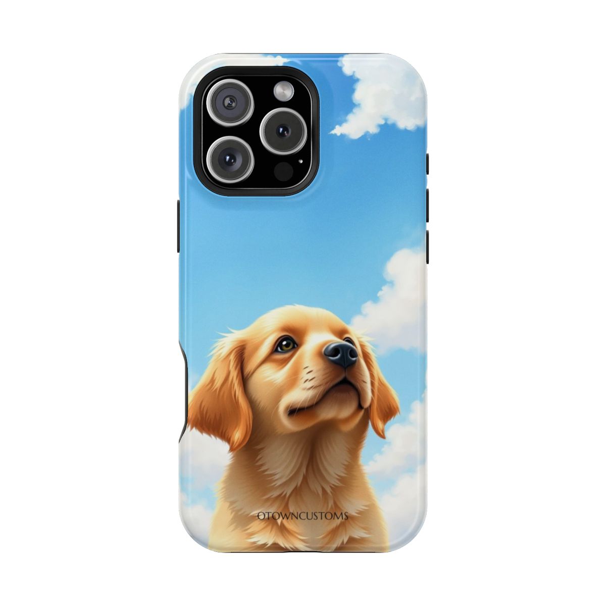 Painterly Golden Retriever Puppy Bliss