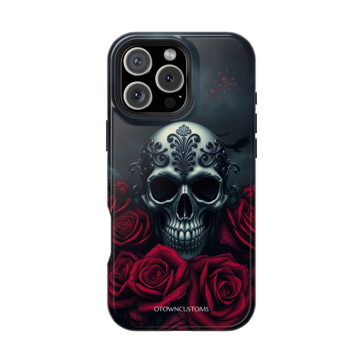 Gothic Rose Skull Dark Art