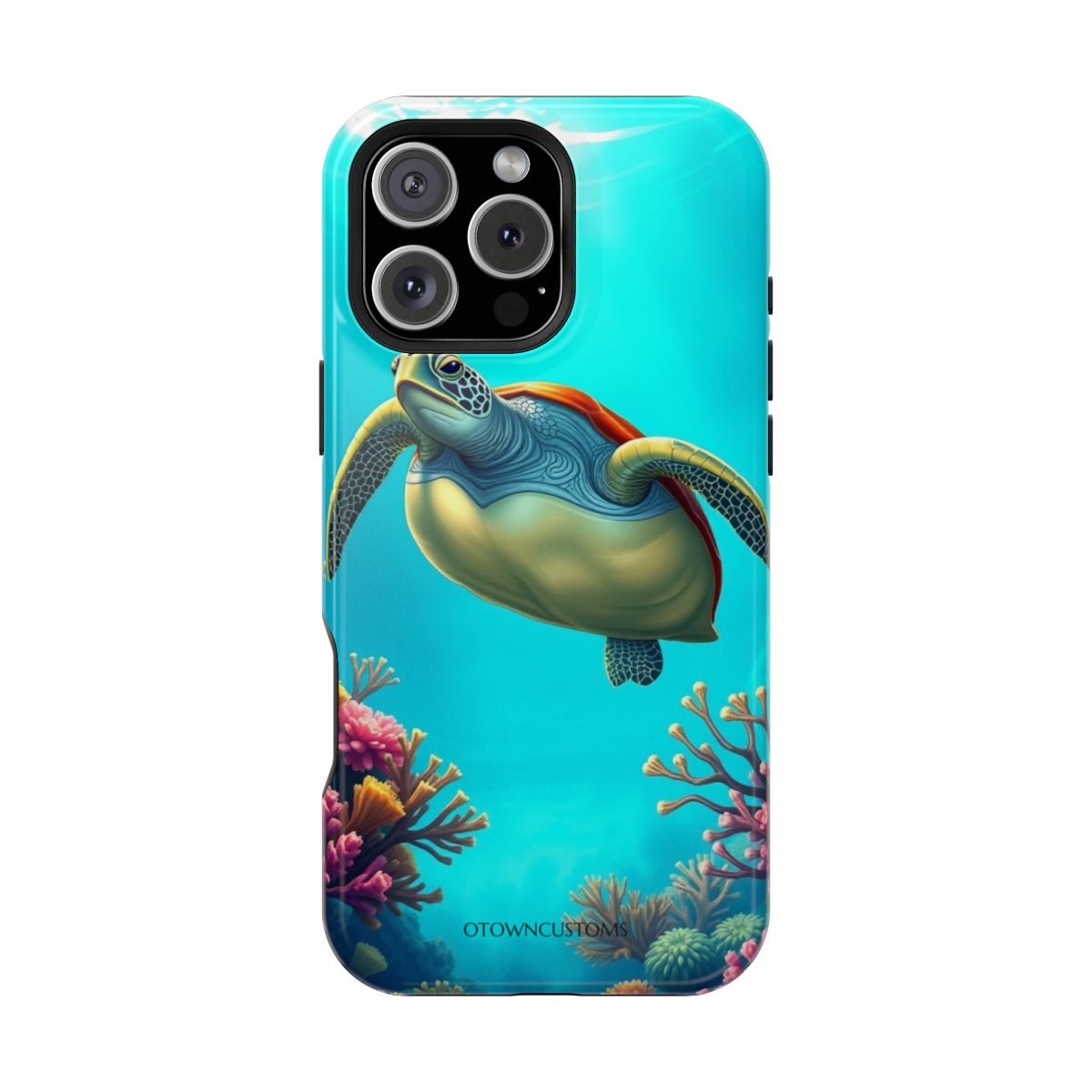 Oceanic Turtle Reef Vibrant Underwater