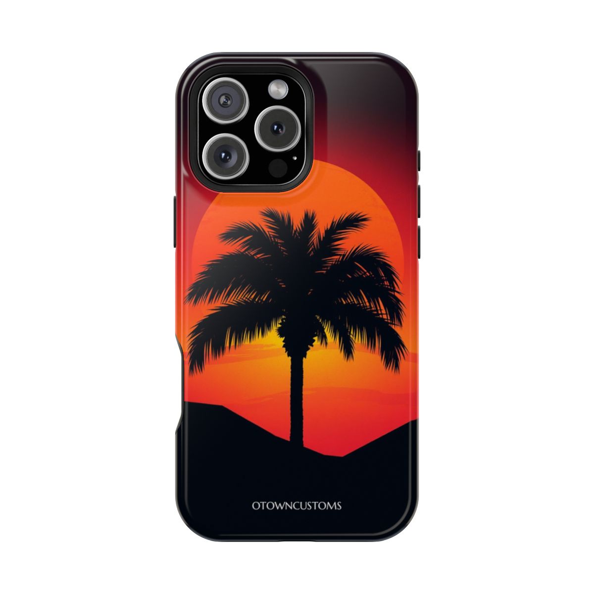 Sunset Palm Silhouette