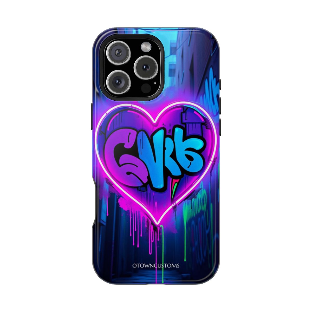 Neon Graffiti Heart