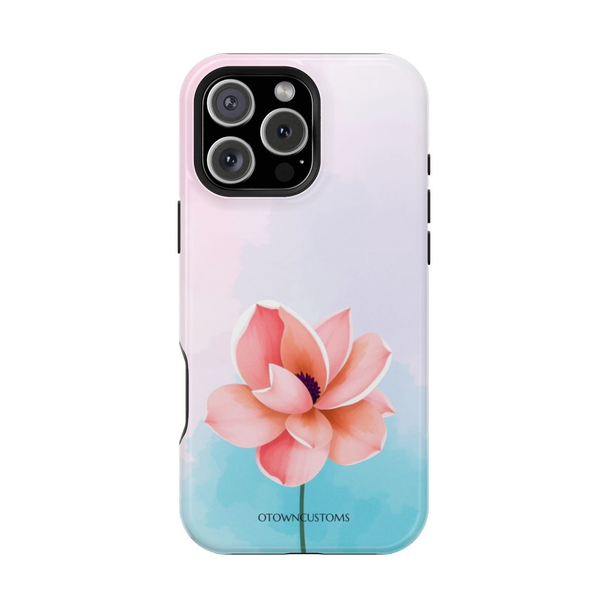 Abstract Watercolor Floral Bloom