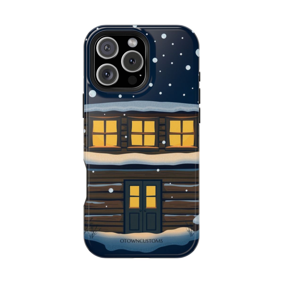 Cozy Winter Cabin Snowfall