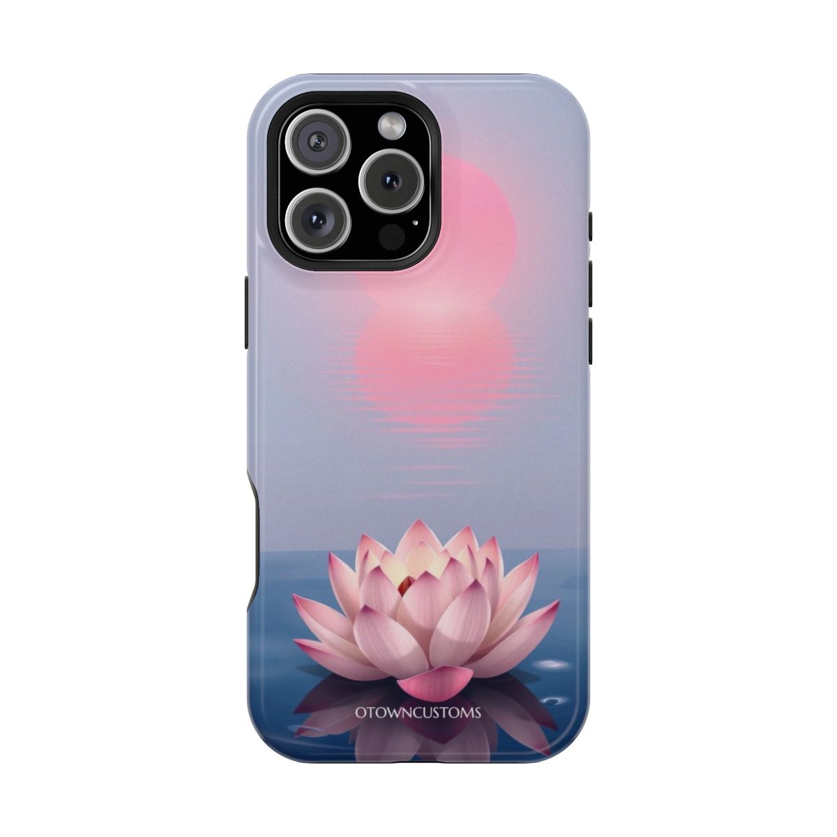 Serene Lotus Water Reflection Minimalist