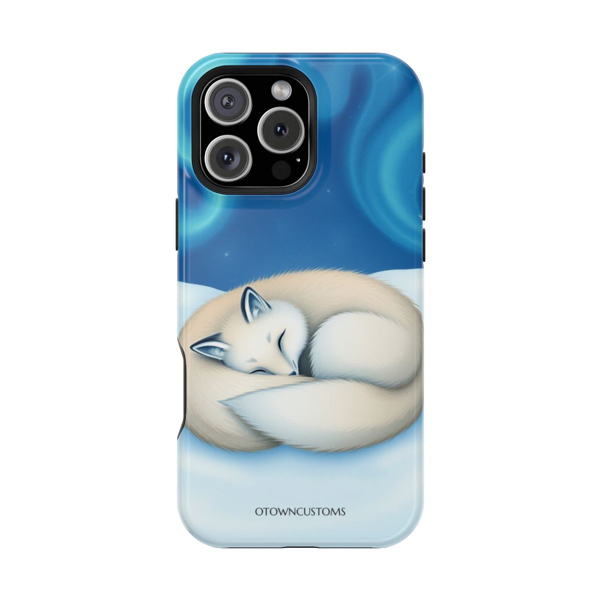 Arctic Fox Dreams Digital Illustration