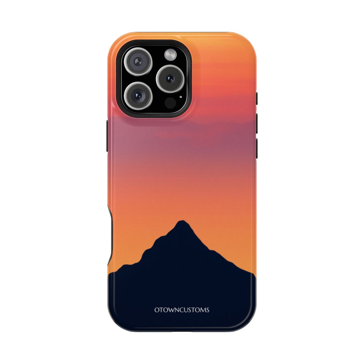 Golden Hour Minimalist Mountain