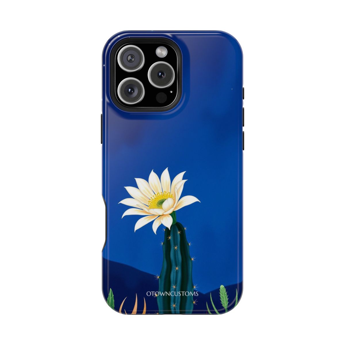Starry Cactus Bloom Night