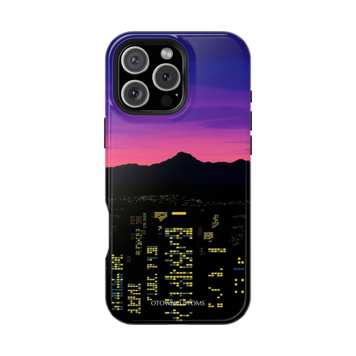 Cityscape Sunset Vivid Silhouette
