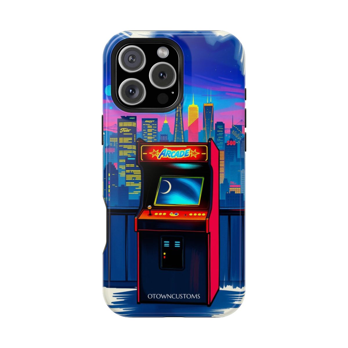 Synthwave Cityscape Arcade