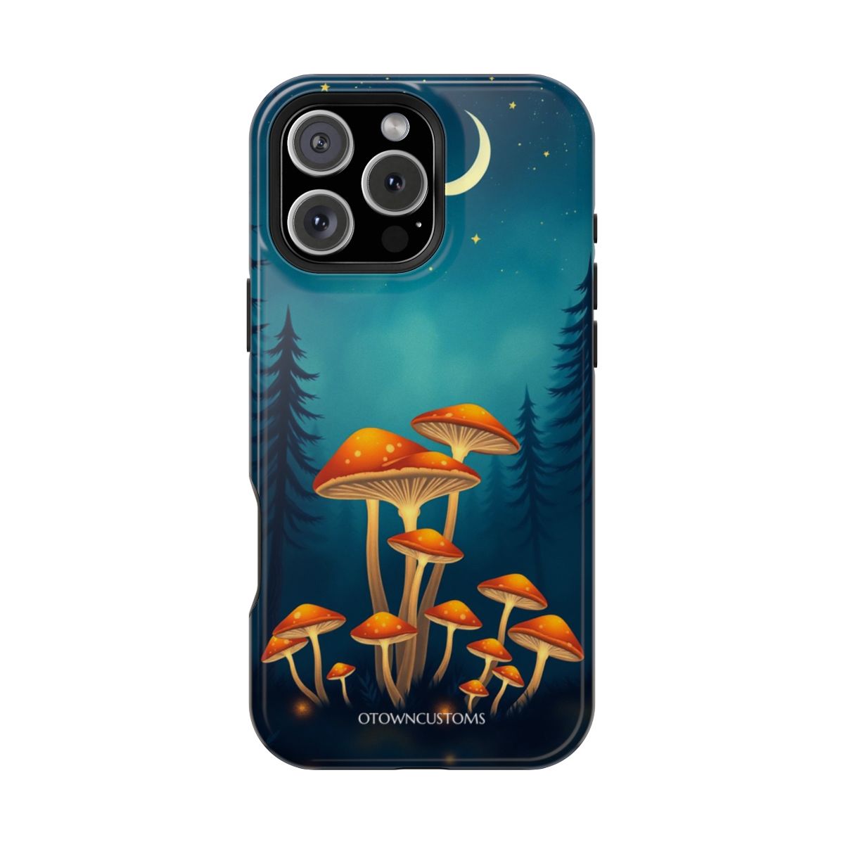 Enchanting Night Forest Mushroom