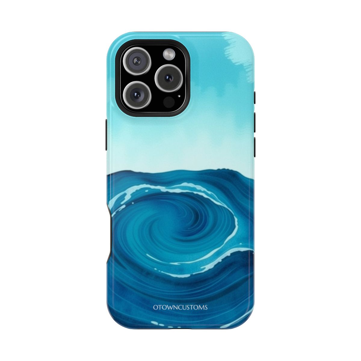 Abstract Ocean Swirls Water