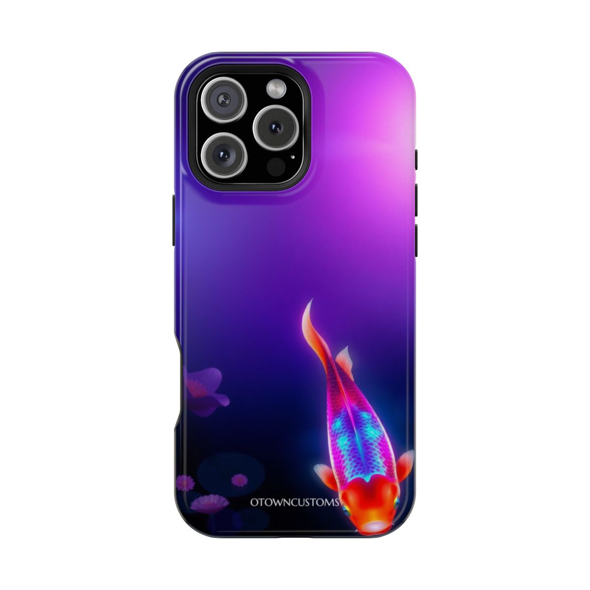Neon Koi Pond Dream Glow