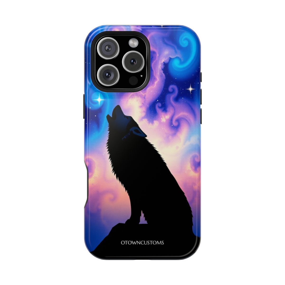 Stylized Nebula Wolf Howl
