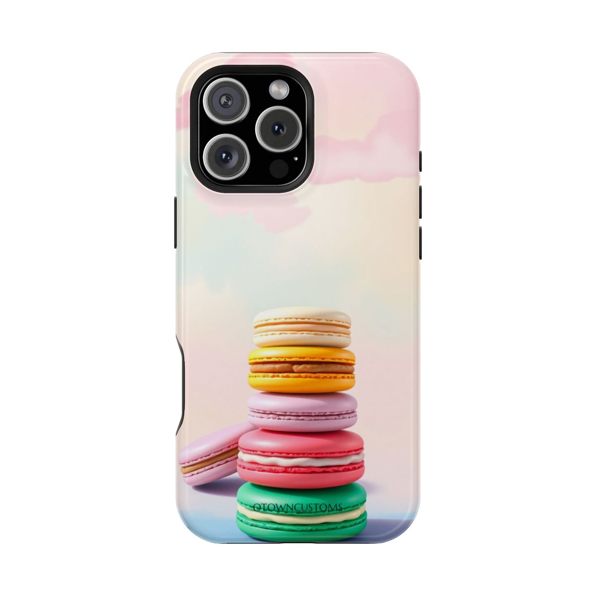 Rainbow Macaron Tower Pastel