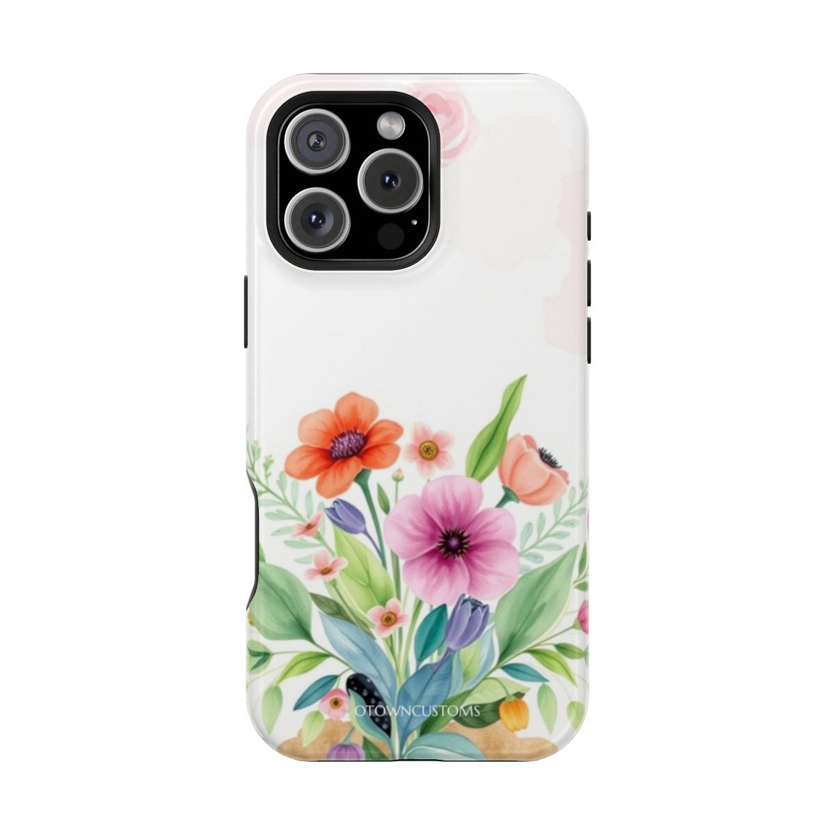 Whimsical Watercolor Floral Collage