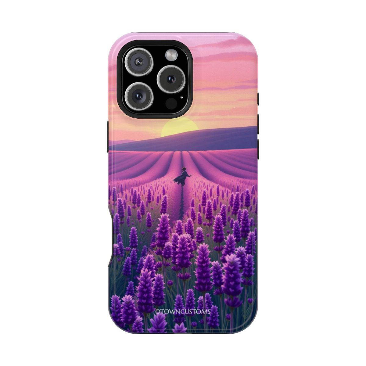 Lavender Field Sunset Cottagecore