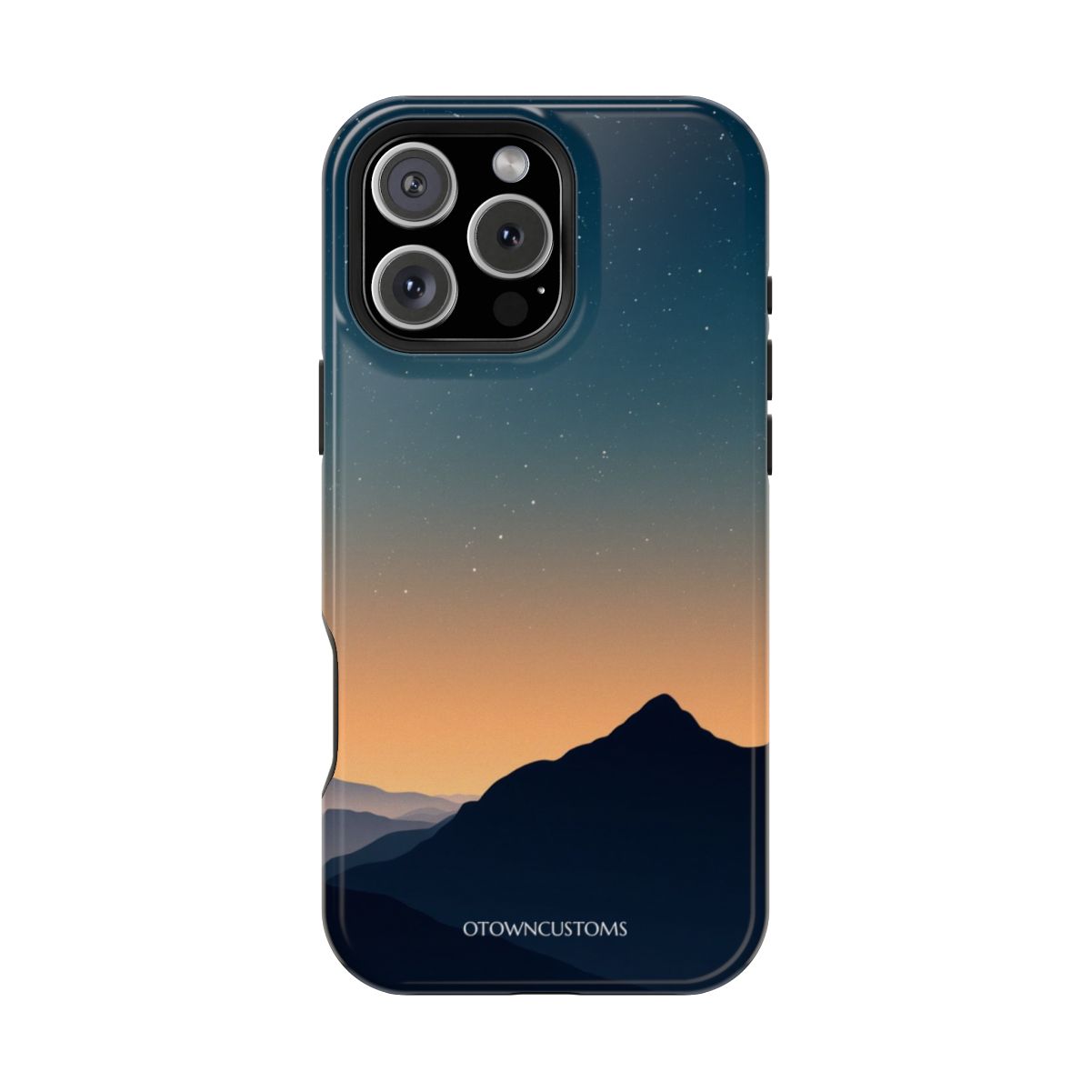 Starry Evening Mountain Vista Sky