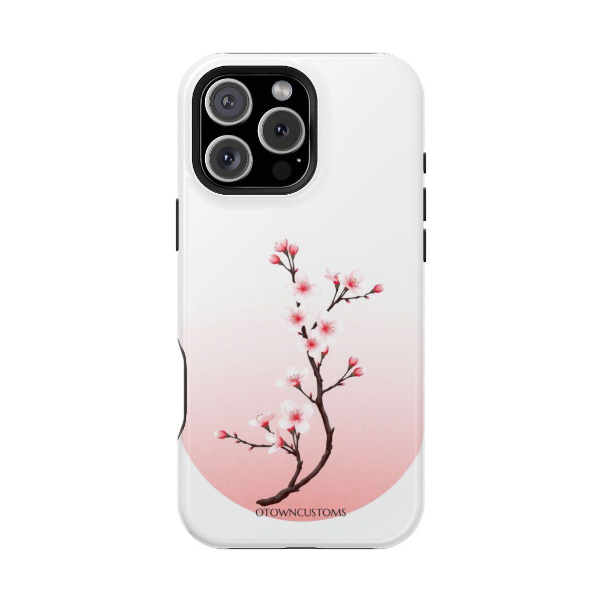 Watercolor Cherry Blossom Branch